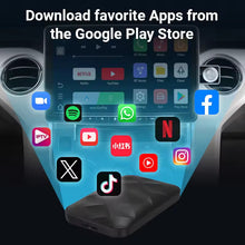 Wireless Android 14 CarPlay AI Box | 4GB+32G Multimedia Adapter for Netflix, YouTube & Google Play